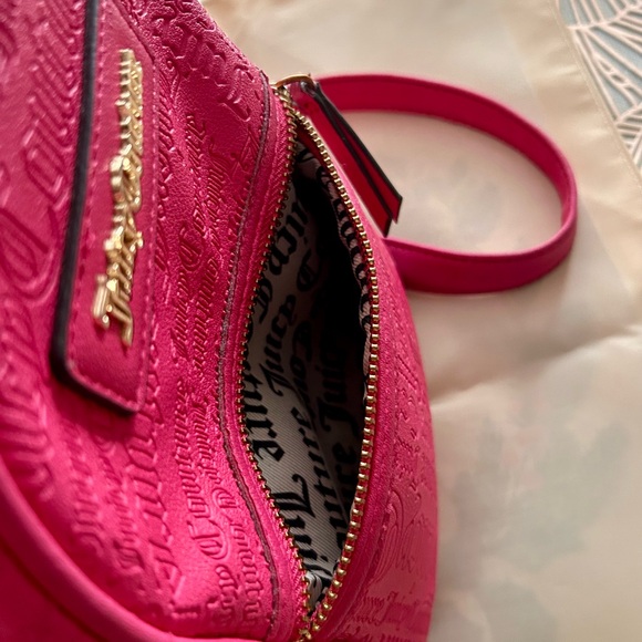 Juicy Couture Bright Pink Embossed Mini Backpack with Cardholder - Picture 4 of 5